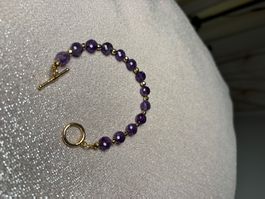 Amethyst bracelet, All proceeds go to charity
